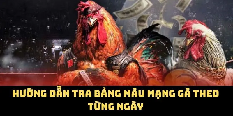 Hướng dẫn tra bảng màu mạng gà theo từng ngày